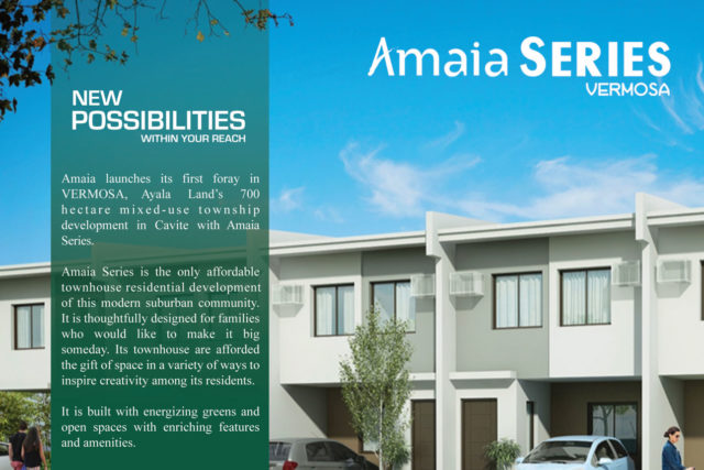 Amaia Series Vermosa: Town Homes – Inner