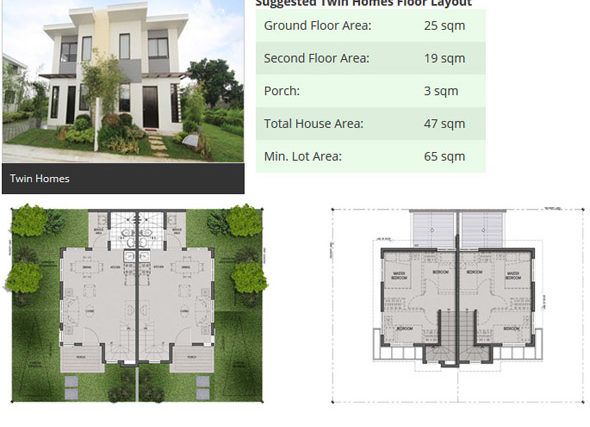 Amaia Scapes Bauan: Twin Homes